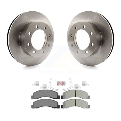Kit de rotor de frein à disque avant et de plaquettes semi-métalliques pour Ford F-350 Super Duty F-25