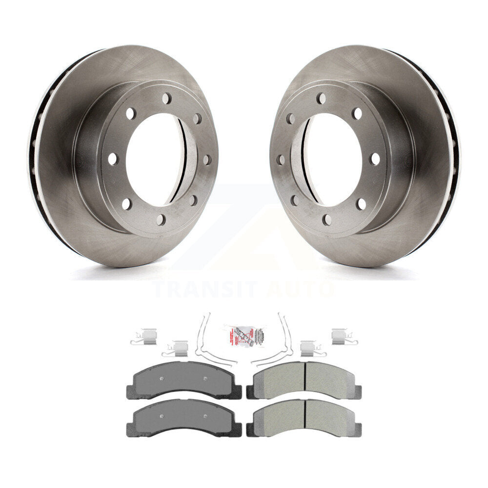 Kit de plaquettes semi-métalliques de Rotor de frein à disque avant, pour Ford F-250 Super Duty F-350 4W