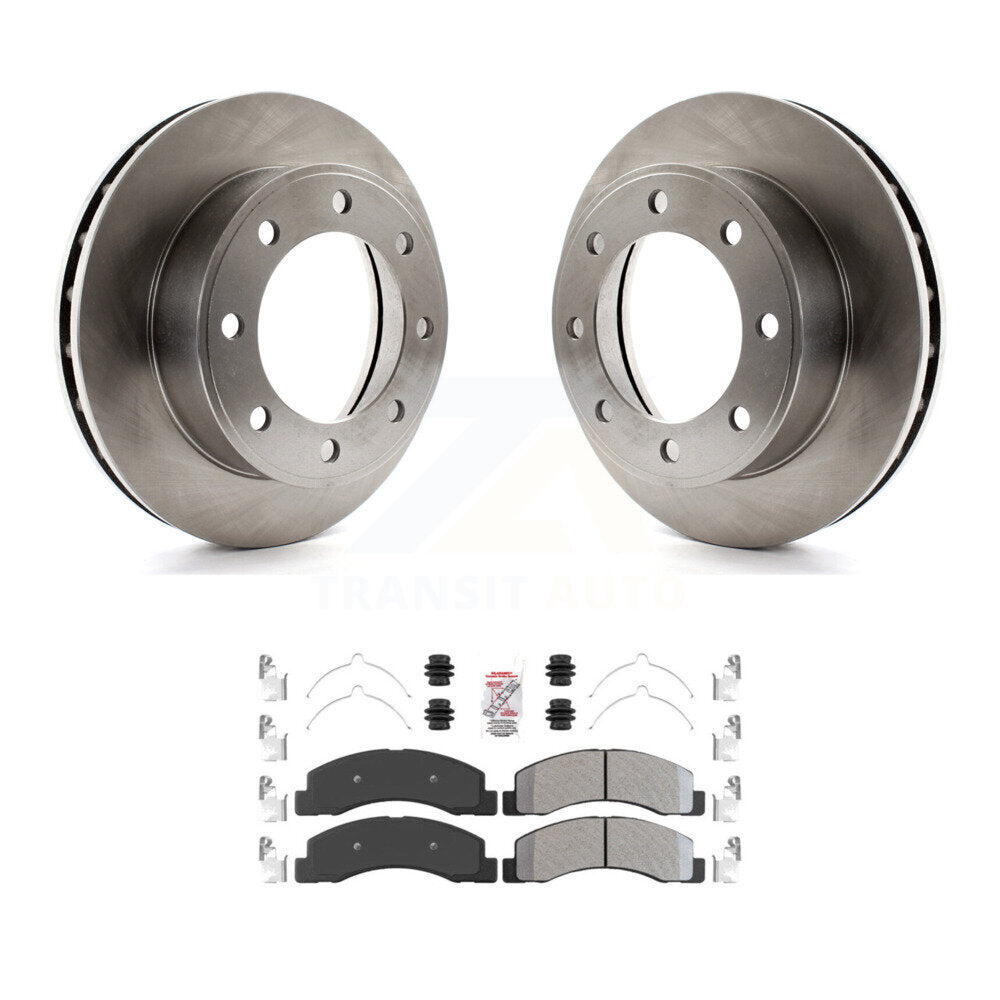 Kit de plaquettes semi-métalliques de Rotor de frein à disque avant, pour Ford F-250 Super Duty F-350 4W