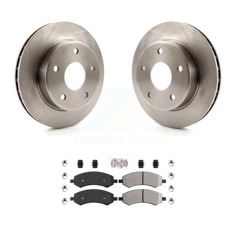 Kit de rotor de frein avant et de plaquettes semi-métalliques pour Dakota Dodge Ram Mitsubishi Raide