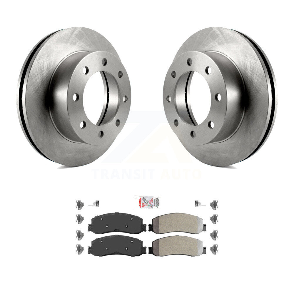 Kit de plaquettes semi-métalliques de Rotor de frein à disque avant, pour Ford F-350 Super Duty F-250 4W