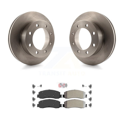 Kit de plaquettes semi-métalliques de rotors de frein à disque avant pour Ford F-350 Super Duty 4W 2012