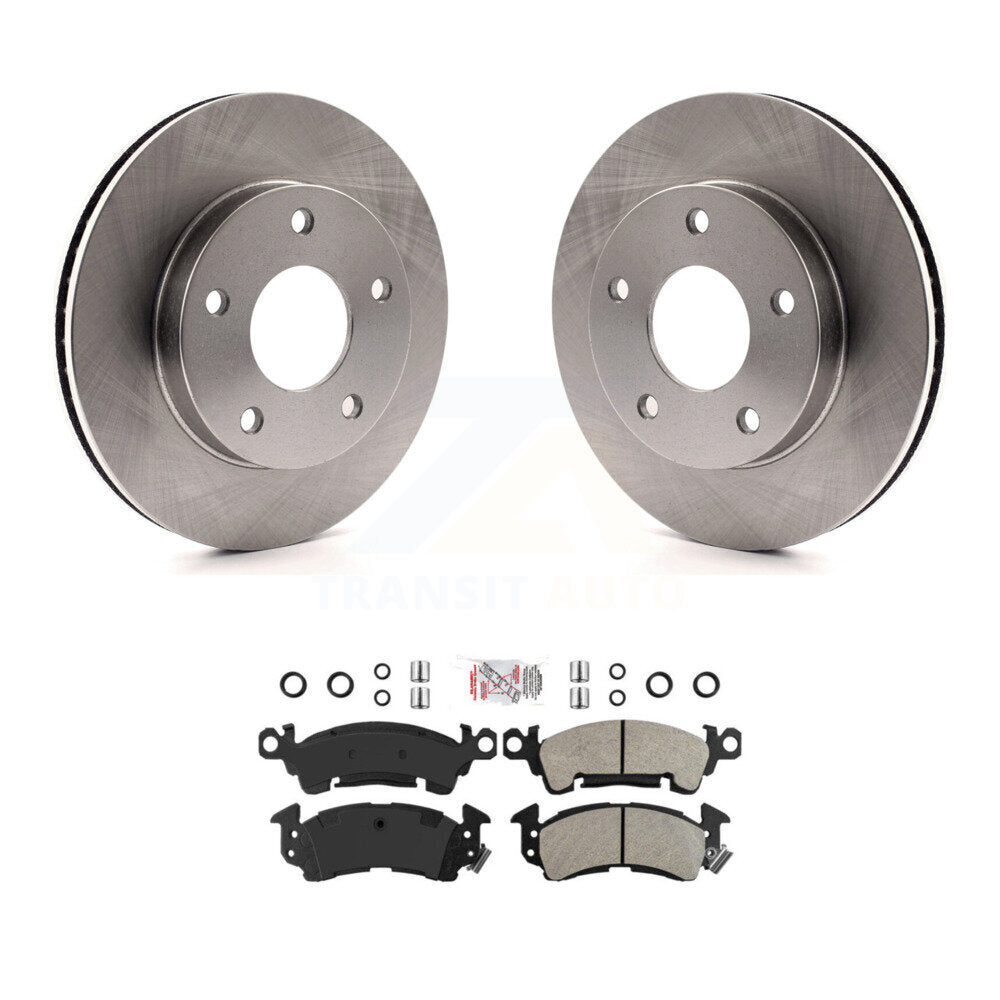 Kit de disques de frein à disque avant et plaquettes semi-métalliques pour GMC Jimmy K8A-104429