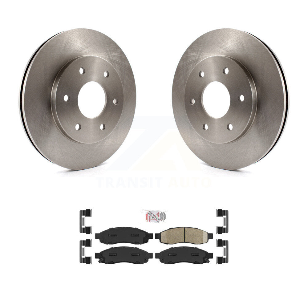 Rotors de frein avant et Kit de plaquettes en céramique pour Nissan TITAN Pathfinder Armada INFINIT