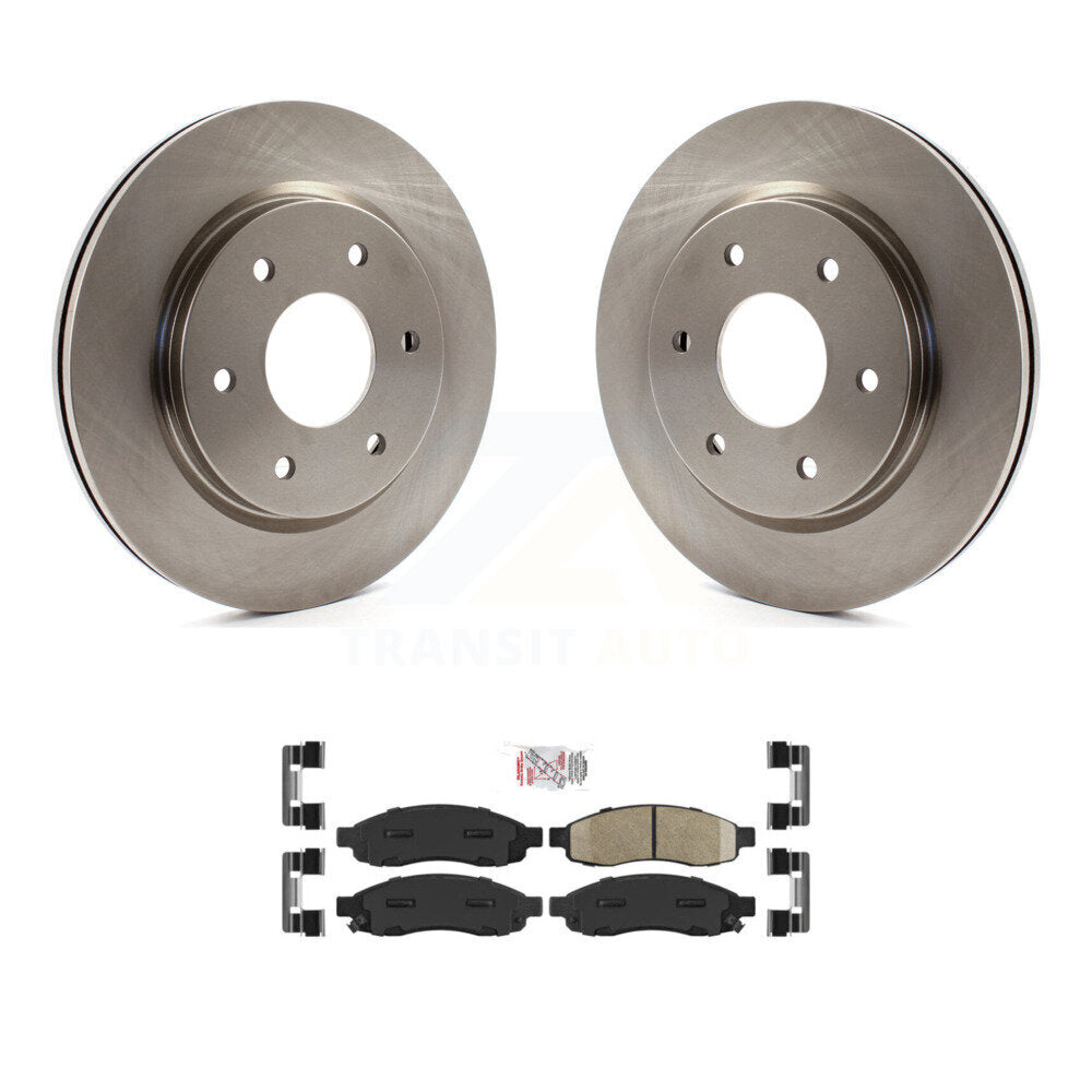Rotor de frein à disque avant et Kit de plaquettes en céramique pour Nissan TITAN INFINITI QX56 Armad