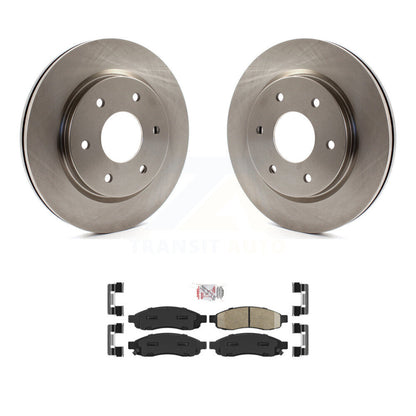 Rotor de frein à disque avant et Kit de plaquettes en céramique pour Nissan TITAN INFINITI QX56 Armad