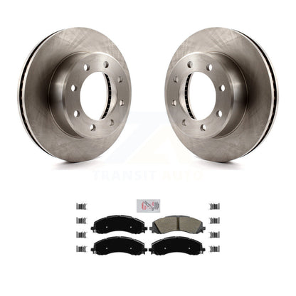 Kit de rotors de frein à disque avant et plaquettes semi-métalliques pour Ram 2500 3500 K8A-104440
