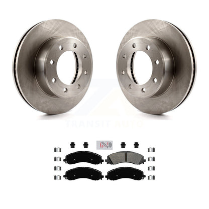 Kit de rotors de frein à disque avant et plaquettes semi-métalliques pour Ram 2500 3500 K8A-104441