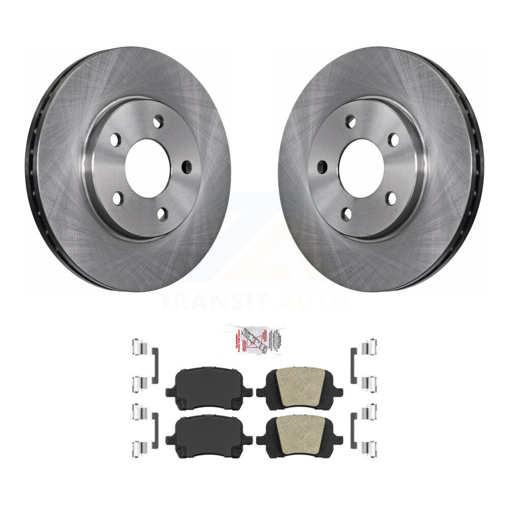 Kit de rotors de frein à disque avant et plaquettes en céramique pour Chevrolet Malibu Pontiac G6