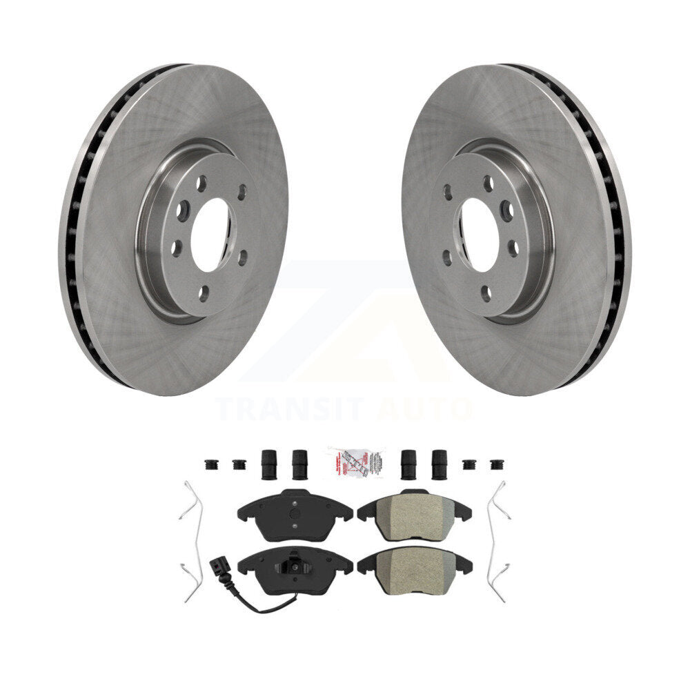 Kit disques de frein à disque avant et plaquettes semi-métalliques pour Volkswagen CC K8A-104460