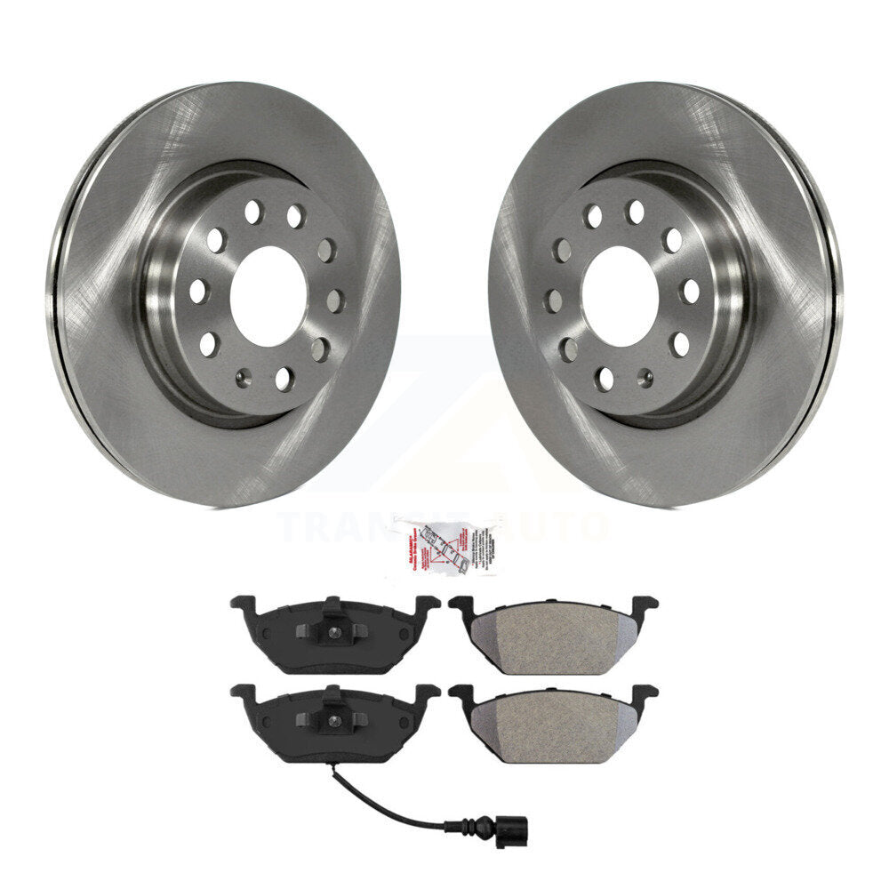 Kit de disques de frein à disque avant et plaquettes semi-métalliques pour Volkswagen Jetta