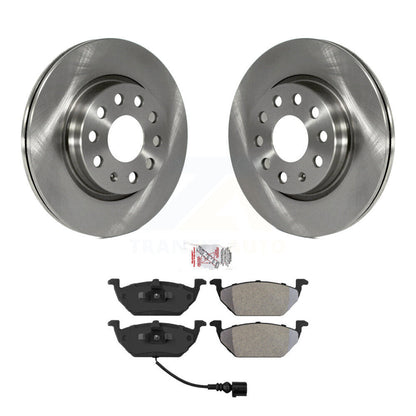 Kit de disques de frein à disque avant et plaquettes semi-métalliques pour Volkswagen Jetta