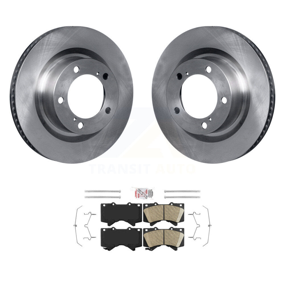 Kit de rotor de frein avant et de plaquettes en céramique, pour Toyota Tundra Sequoia Lexus LX570 Lan