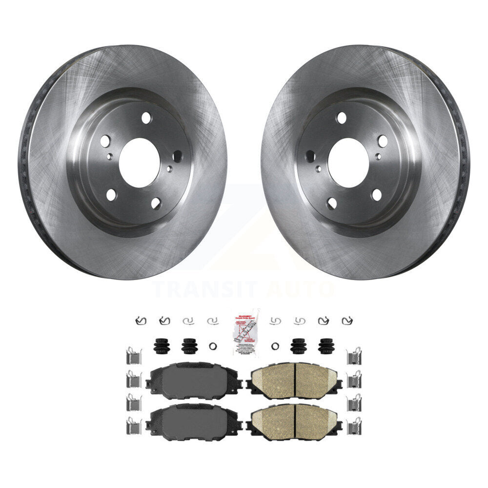 Kit de Rotor de frein avant et de plaquettes en céramique, pour Toyota RAV4 Matrix Pontiac Vibe Scion i