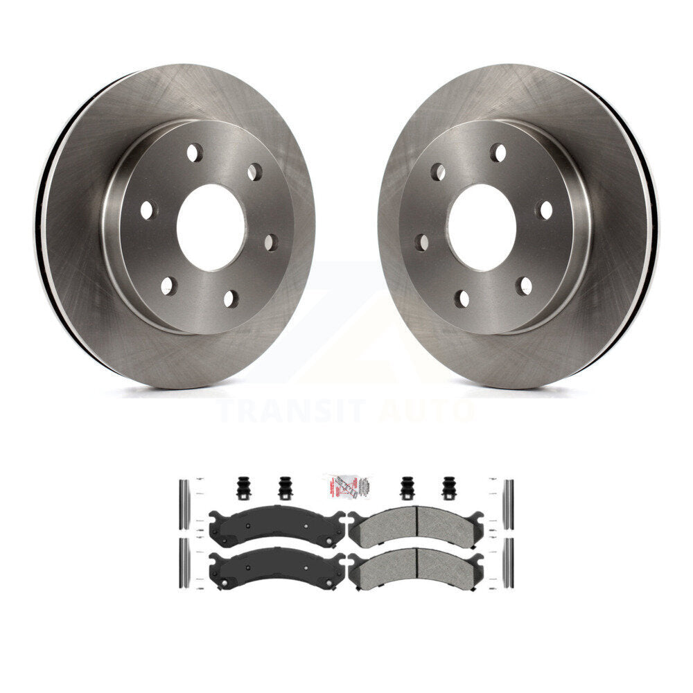 Rotors de frein avant et Kit de plaquettes semi-métalliques pour Chevrolet Express 2500 GMC Savan