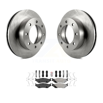 Kit de disques de frein à disque avant et plaquettes semi-métalliques pour Ford F-450 Super Duty