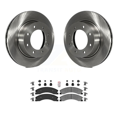 Rotor de frein à disque avant et Kit de plaquettes semi-métalliques pour Nissan NV2500 NV3500 NV150