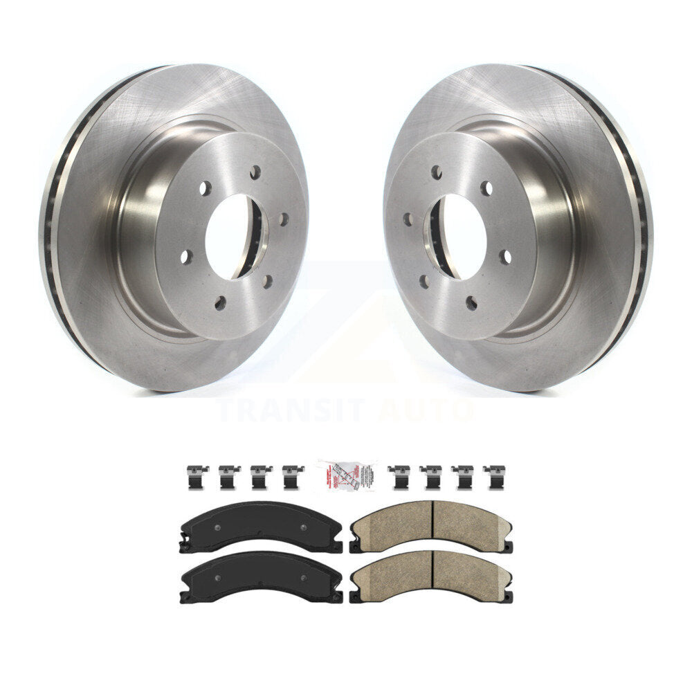 Kit de disques de frein à disque avant et plaquettes en céramique pour Nissan TITAN XD 2016 – 2024