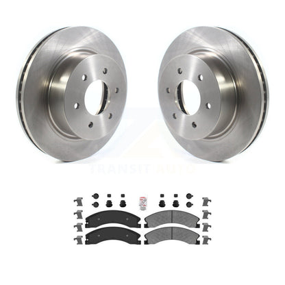 Kit de disques de frein à disque avant et plaquettes semi-métalliques pour Nissan TITAN X 2016 – 2024