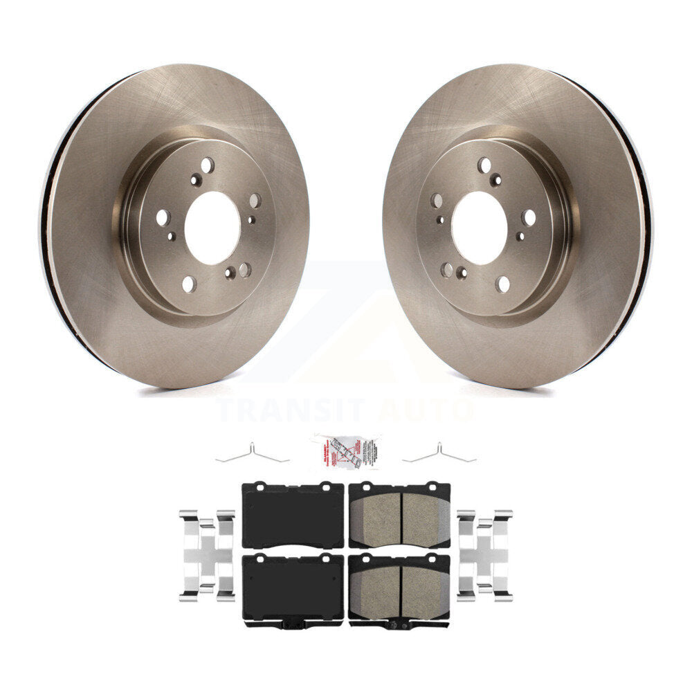 Kit de disques de frein à disque avant et plaquettes en céramique pour Acura RL 2005-2012 K8A-104561