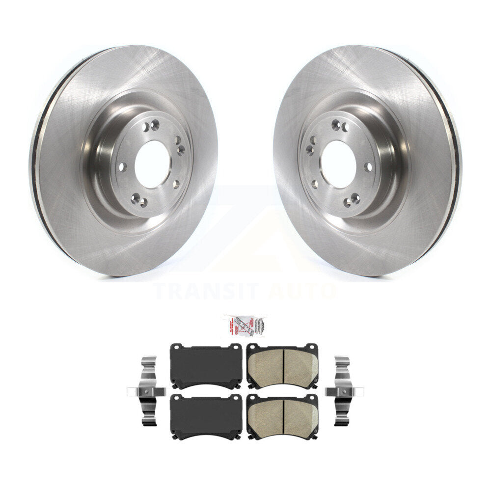 Kit de rotors de frein à disque avant et plaquettes en céramique pour Hyundai Genesis Equus