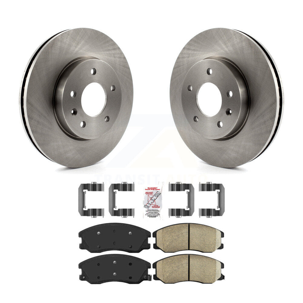 Kit de rotor de frein avant et de plaquettes en céramique pour Chevrolet Equinox Pontiac Torrent Satur