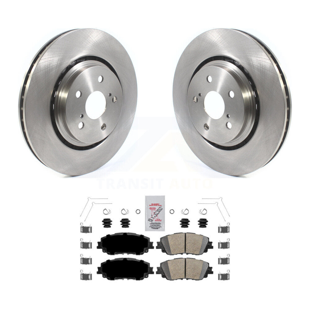 Rotors de frein avant et kit de plaquettes en céramique pour Toyota Camry XSE 20-23 avec emballage TRD
