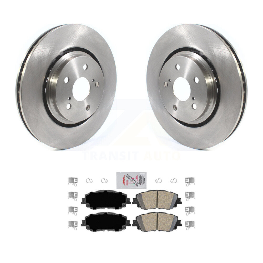 Rotors de frein avant et kit de plaquettes en céramique pour Toyota Camry XSE 20-23 avec emballage TRD