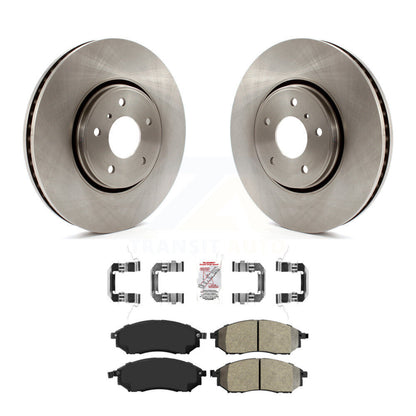 Kit de disques de frein à disque avant et plaquettes semi-métalliques pour INFINITI FX35 FX37 FX45