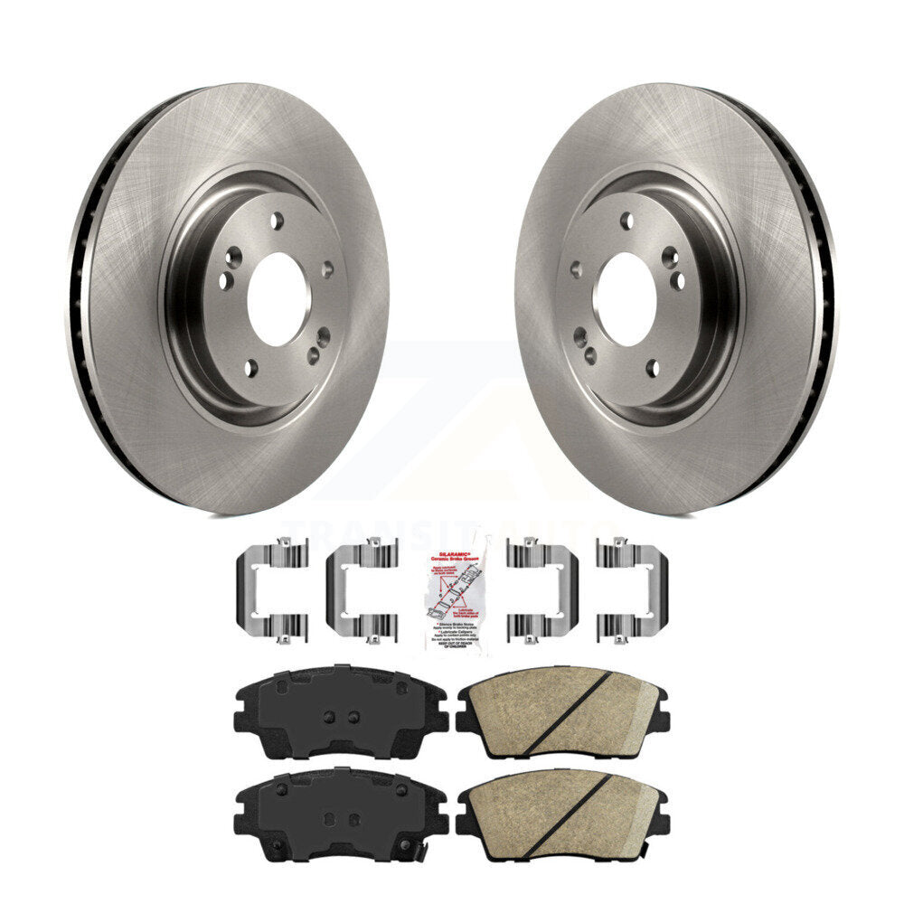 Kit de rotor de frein à disque avant et de plaquettes en céramique pour Kia Sportage Turbocharge 2017 – 2022