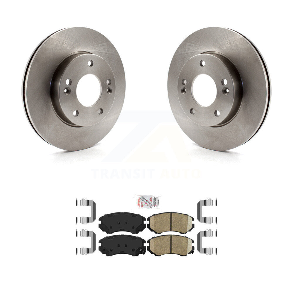 Kit de rotors de frein à disque avant et de plaquettes en céramique pour Kia Soul 2010-2011 1,6 l