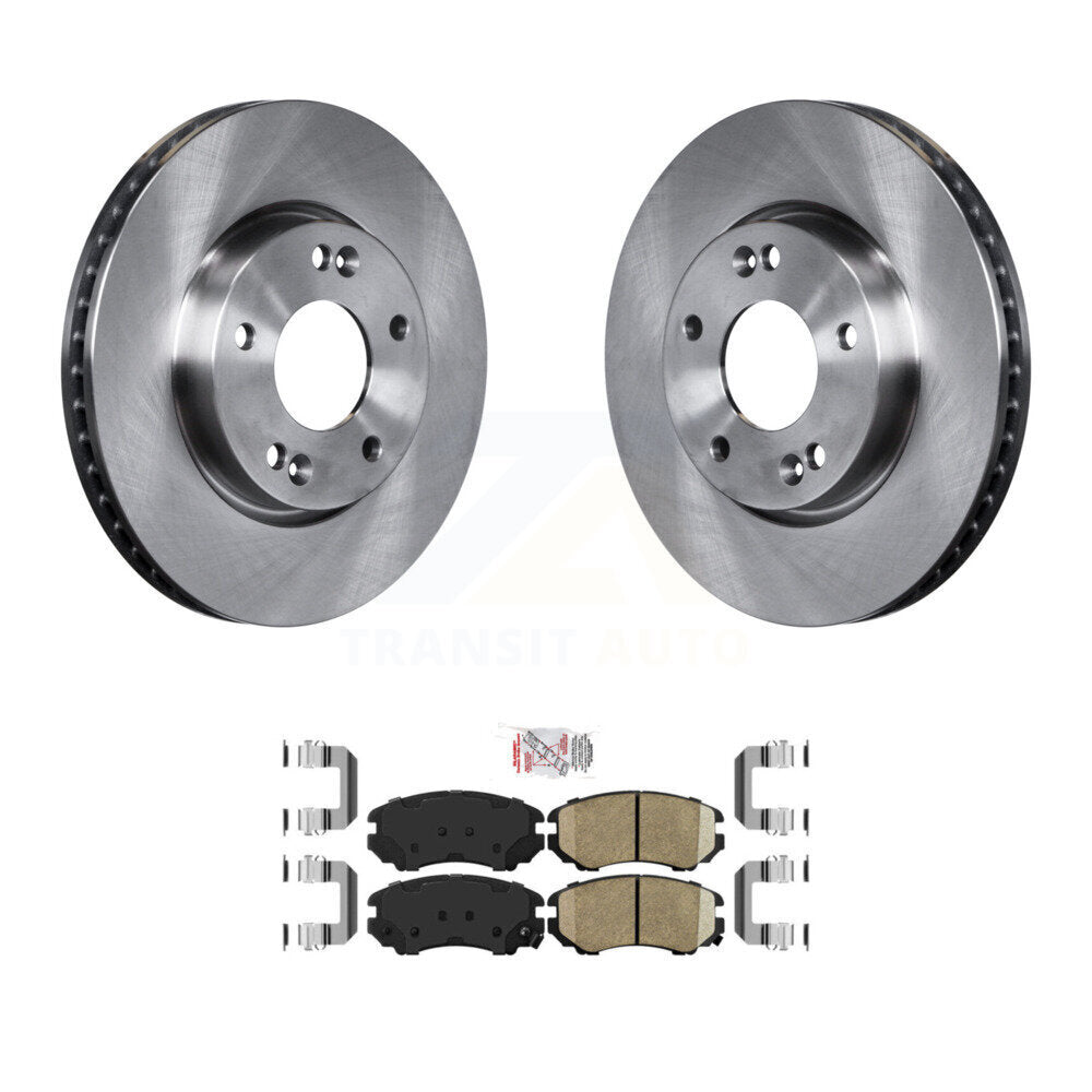 Kit de rotors de frein à disque avant et de plaquettes en céramique pour Kia Soul 2.0L 2010 – 2011