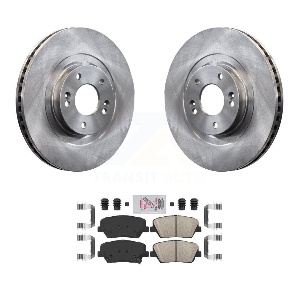 Rotors de frein à disque avant et Kit de plaquettes en céramique, pour Hyundai Santa Fe Sport Kia Sorent