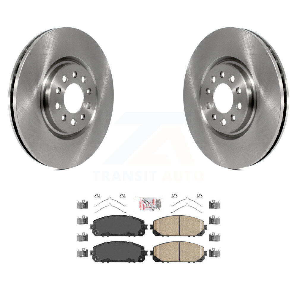 Kit de rotor de frein avant et de plaquettes en céramique pour Jeep Cherokee avec étrier à double piston