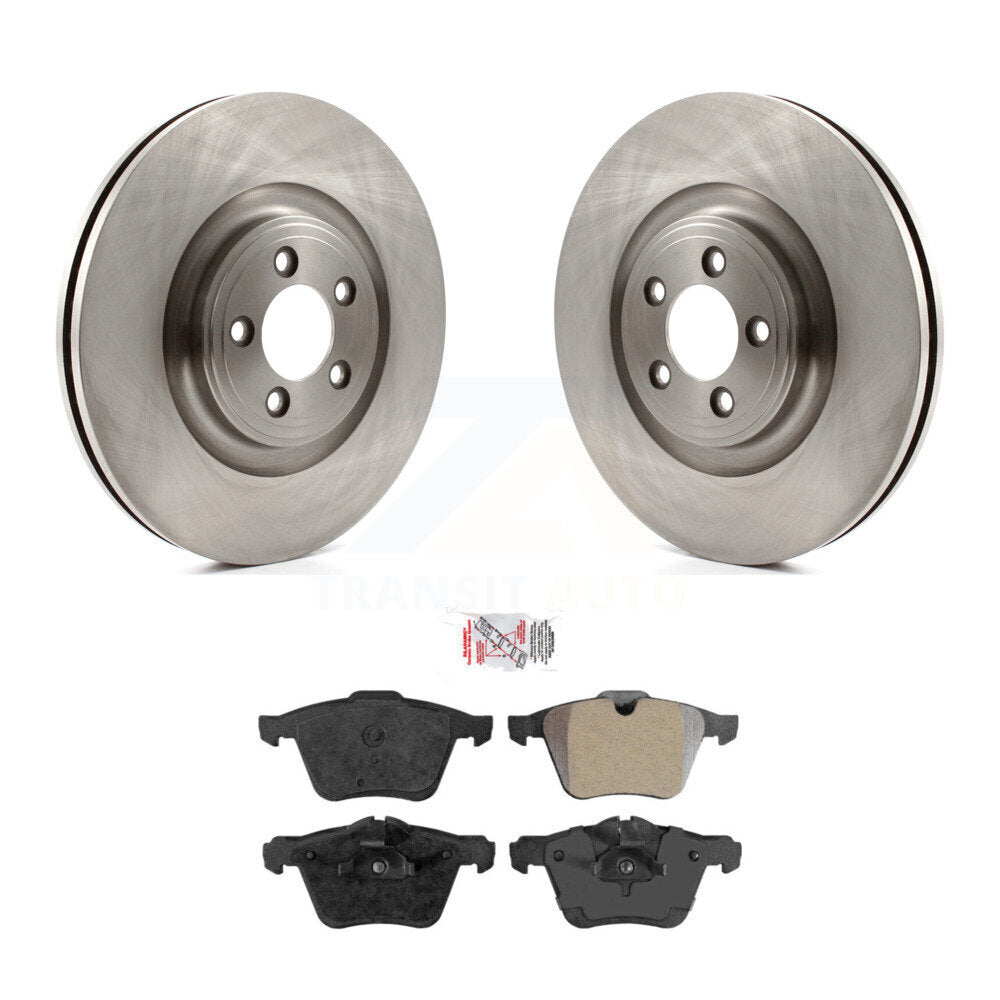 Kit de rotors de frein à disque avant et plaquettes semi-métalliques pour Jaguar XF XJ XKR XK