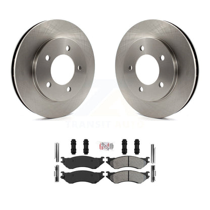 Rotors de frein avant et kit de plaquettes semi-métalliques pour Ford Expedition Lincoln Navigato