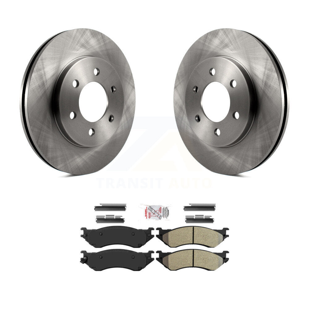 Kit de plaquettes semi-métalliques de rotor de frein avant pour Lincoln Navigator 2002 à partir de 03 19 0
