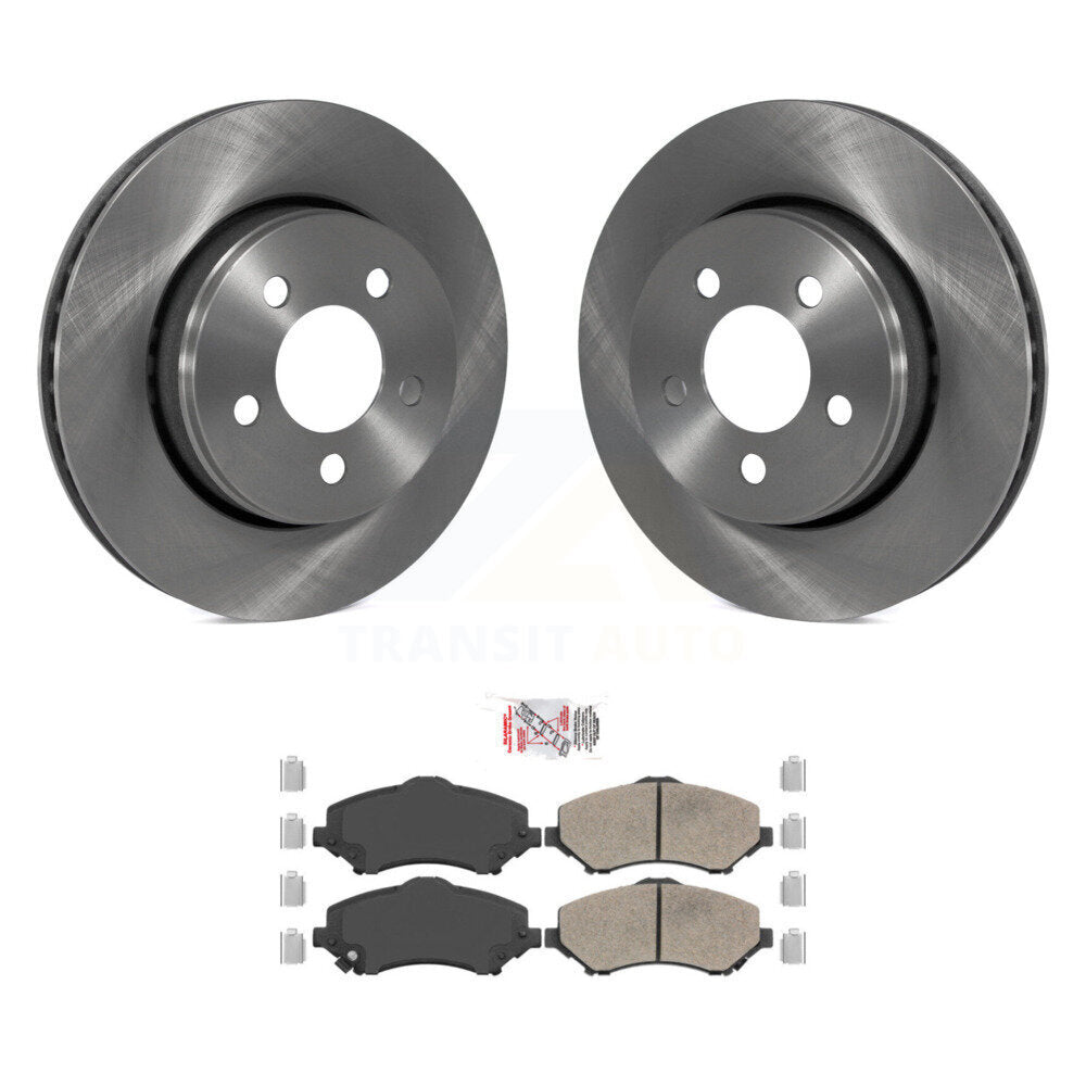 Kit de rotors de frein à disque avant et plaquettes en céramique pour Jeep Liberty Dodge Nitro