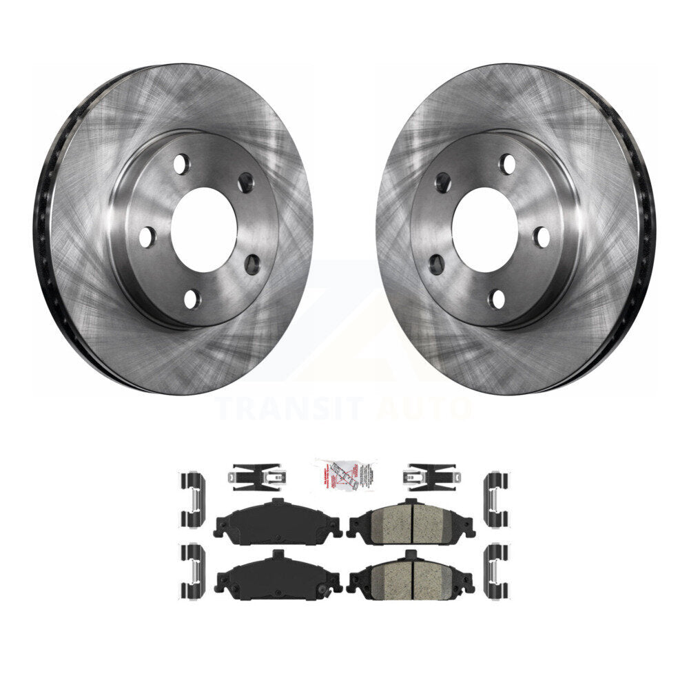 Rotors de frein avant et Kit de plaquettes en céramique pour Pontiac Grand Am Chevrolet Malibu Aler
