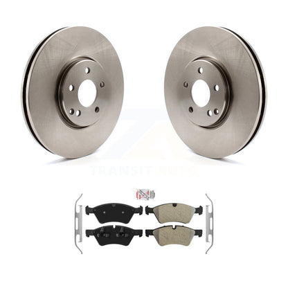 Rotor de frein à disque avant et Kit de plaquettes semi-métalliques pour Mercedes-Benz E550 E500 AW