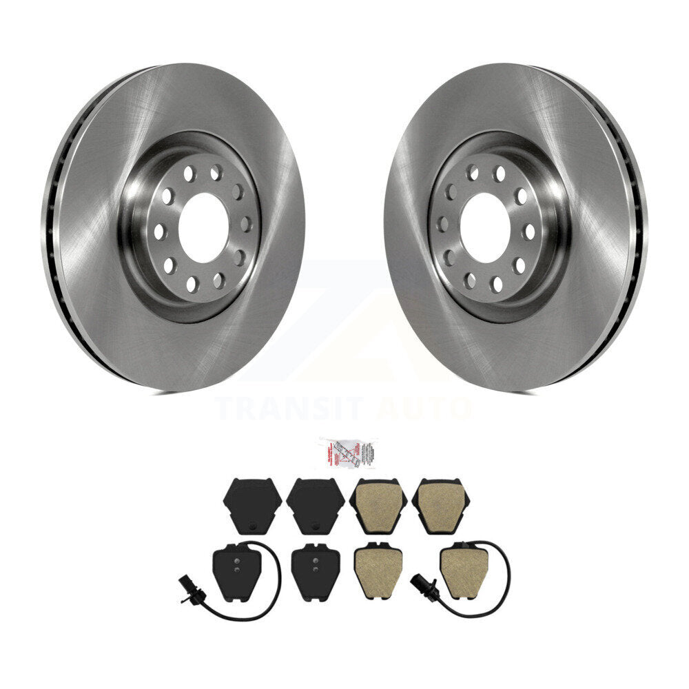 Kit de rotors de frein à disque avant et plaquettes semi-métalliques pour Audi A4 Quattro S4 A6 S6