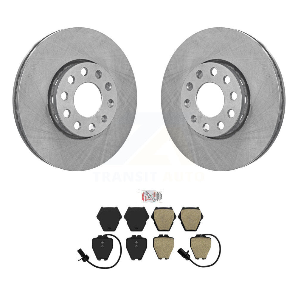 Rotors de frein avant et Kit de plaquettes semi-métalliques pour Volkswagen Passat Audi A4 Quattr