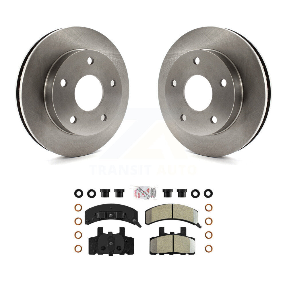 Rotors de frein à disque avant et kit de plaquettes semi-métalliques pour Dodge Ram 1994 1999 4W 1500