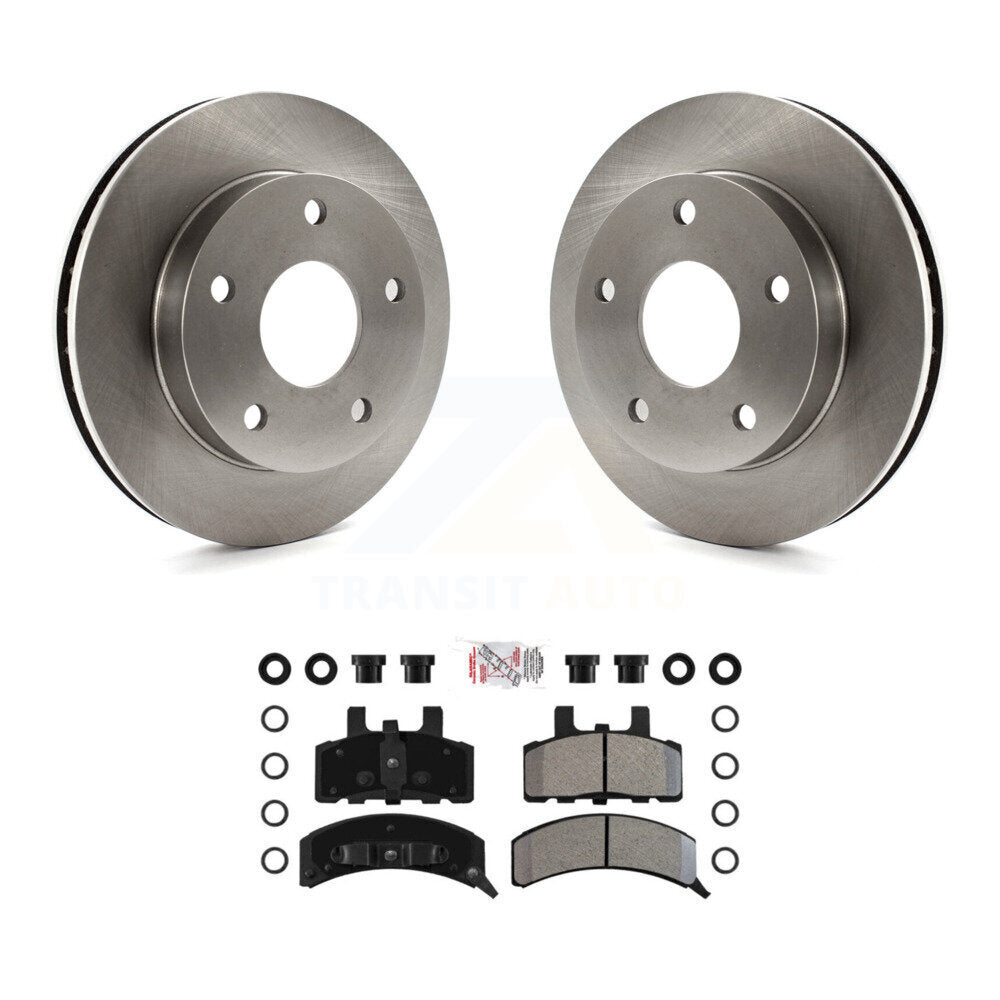 Rotors de frein à disque avant et kit de plaquettes semi-métalliques pour Dodge Ram 1994 1999 4W 1500