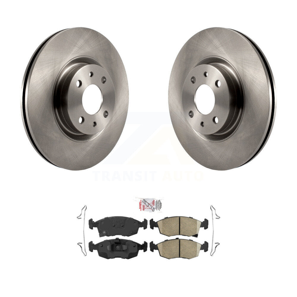 Kit de disques de frein à disque avant et plaquettes en céramique pour Fiat 500 K8A-104799
