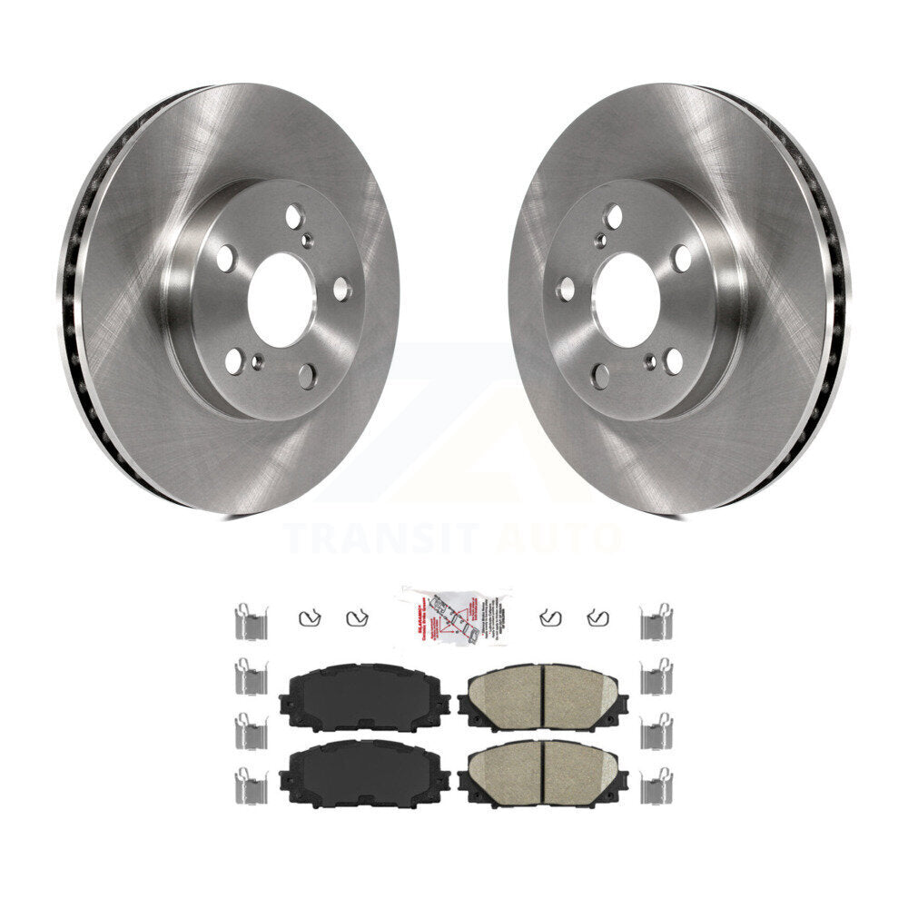 Kit de rotor de frein à disque avant et de plaquettes en céramique pour Toyota Prius Lexus CT200h Plug-I