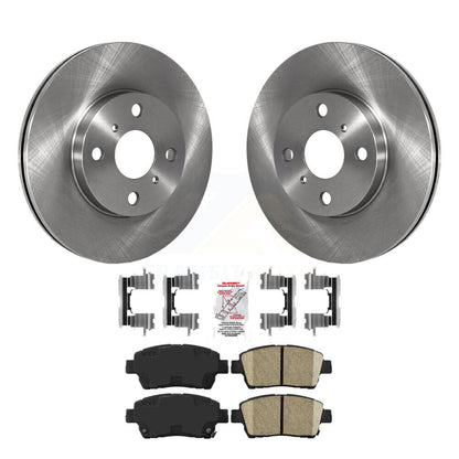 Kit de rotors de frein à disque avant et plaquettes en céramique pour Scion xB xA 2004-2006