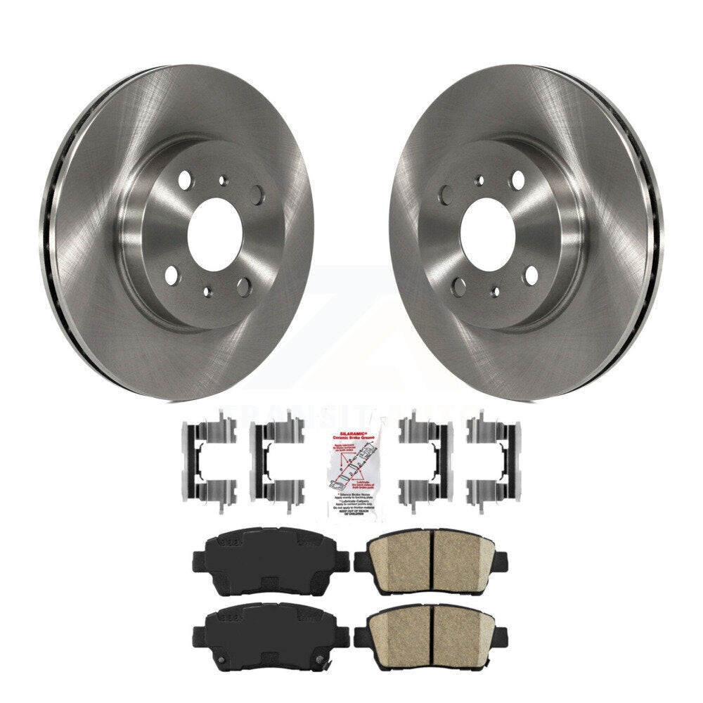 Kit de rotors de frein à disque avant et plaquettes en céramique pour Toyota Prius 2001-2003