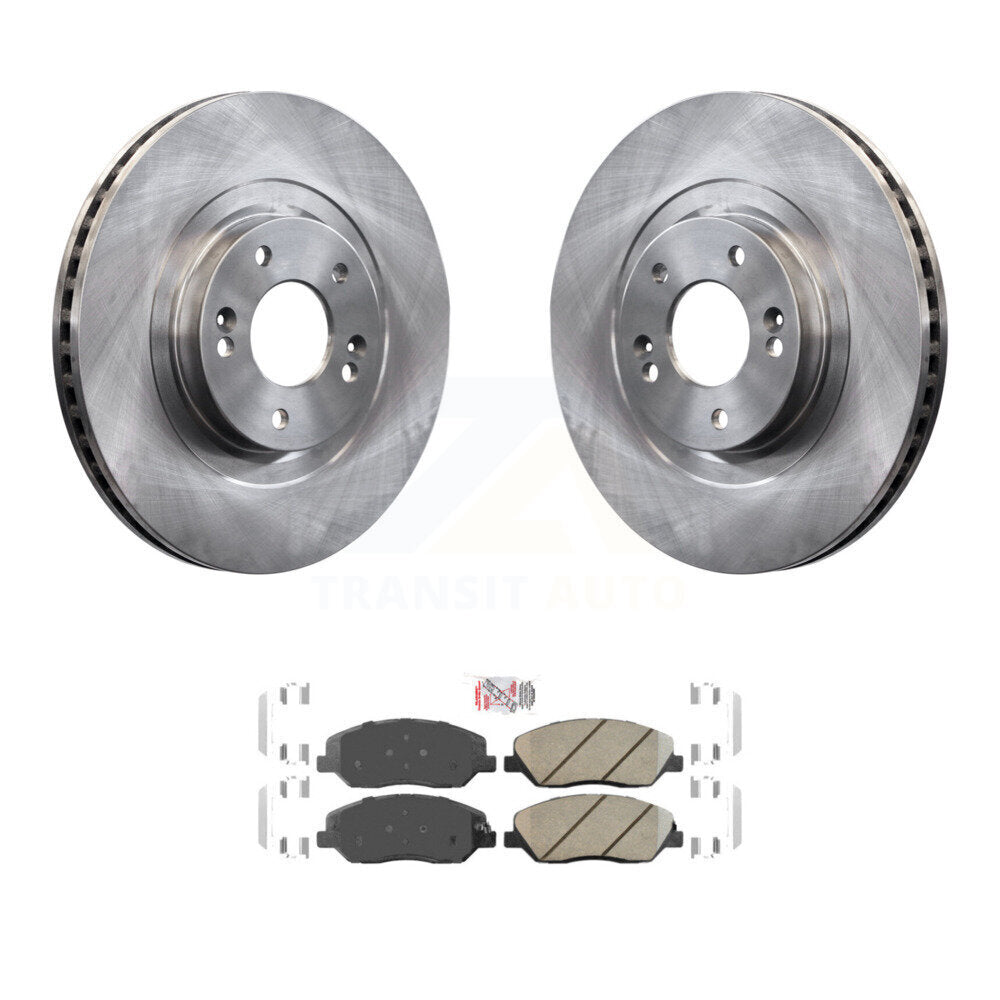 Rotors de frein à disque avant et kit de plaquettes en céramique pour Hyundai Santa Fe XL 3.3 2013 – 2016