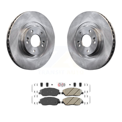 Rotors de frein à disque avant et kit de plaquettes en céramique pour Hyundai Santa Fe XL 3.3 2013 – 2016